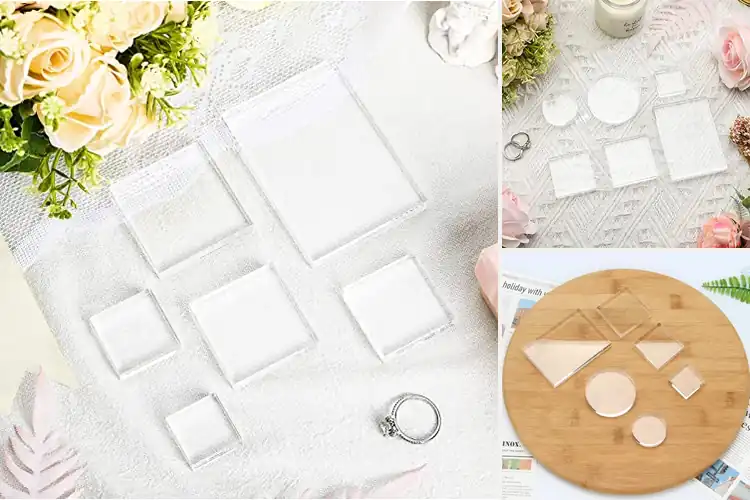Detailed view of Best Acrylic Blocks For Flat Lay Photography Props
