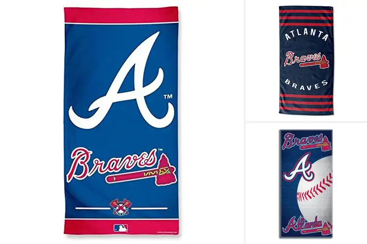 Detailed view of Best Atlanta Braves Beach Towels
