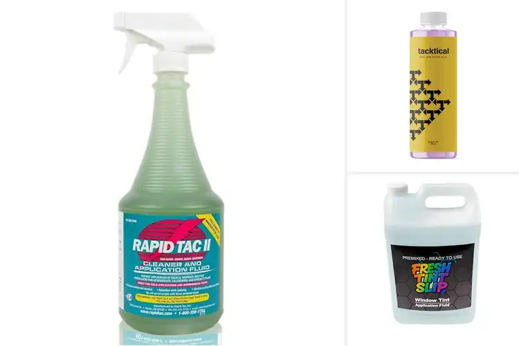 Detailed view of Best Auto Window Film Application Fluids