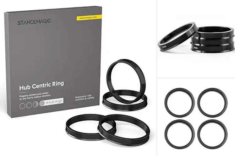 Detailed view of Best Black Hub Centric Rings