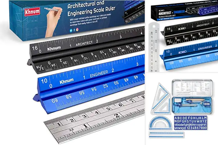 Detailed view of Best Construction Ruler Sets: Build with Precision