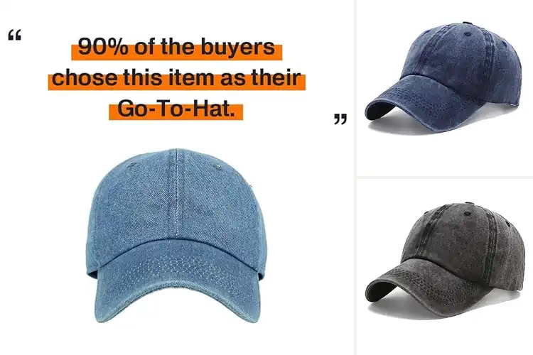 Detailed view of Best Denim Baseball Caps: Top 10 Stylish & Comfortable Picks