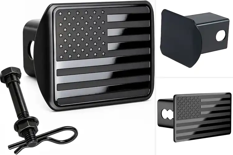 Detailed view of Best Metal Hitch Covers