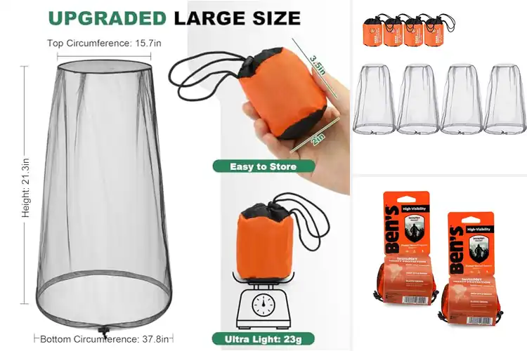 Detailed view of Best Mosquito Head Nets: Top Picks for Bug-Free Adventures