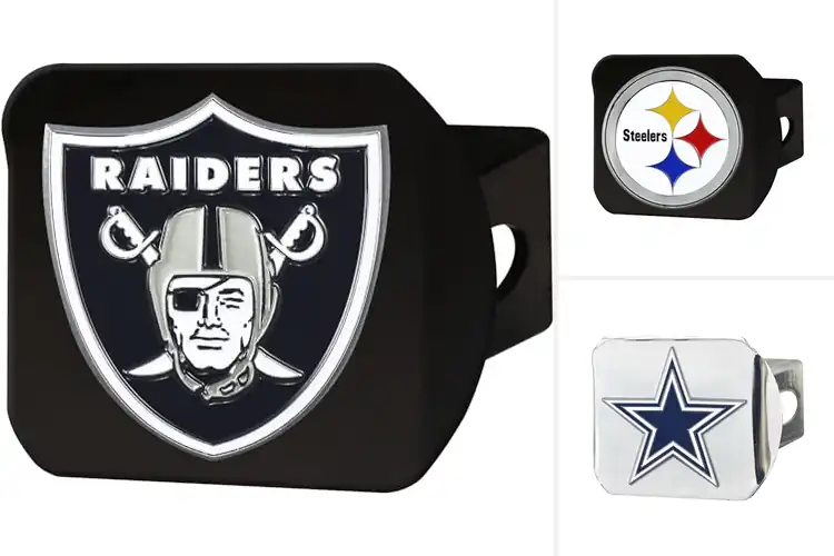 Detailed view of Best NFL Trailer Hitch Covers: Show Team Spirit in Style