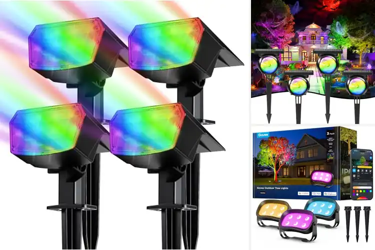 Detailed view of Best Outdoor Holiday Spotlights