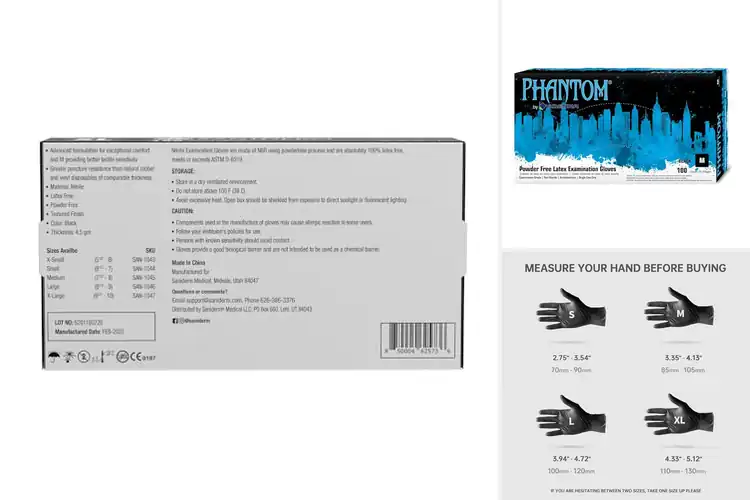 Detailed view of Best Tattoo Gloves for Precision & Comfort