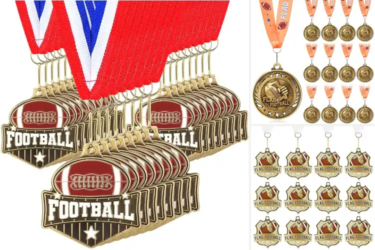 Detailed view of Best Team Football Medals