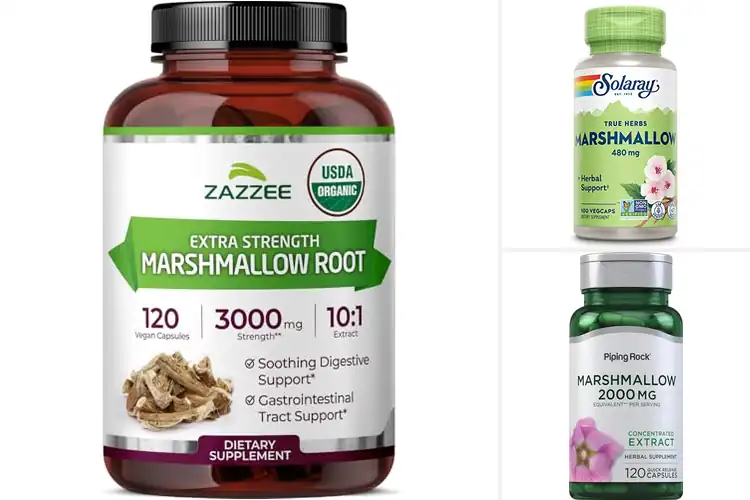 Detailed view of Best Vegan Marshmallow Root Pills