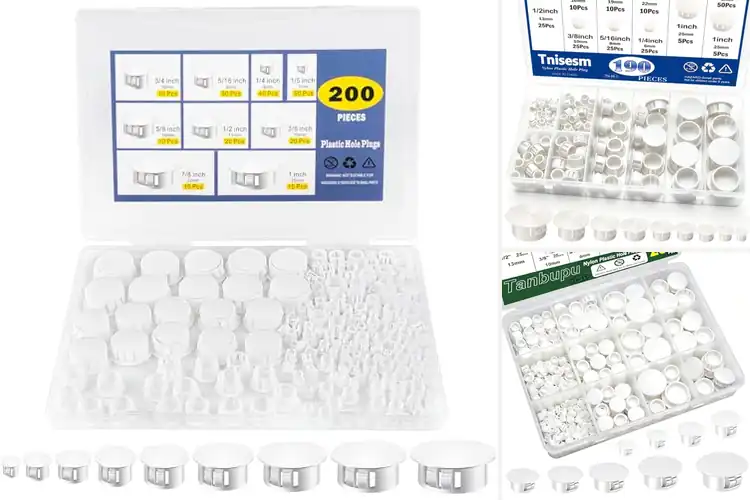 Detailed view of Best White Plastic Hole Plugs for a Seamless Finish